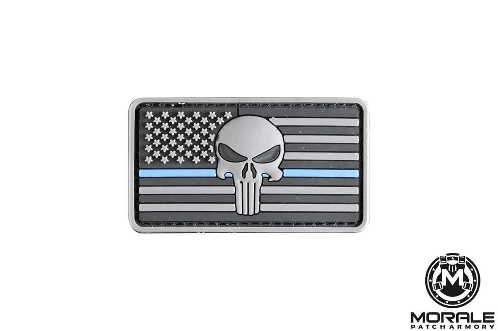 Thin Blue Line Punisher N Morale Patch Armory   Thinbluelinepunishermoralepatch 1024x1024 